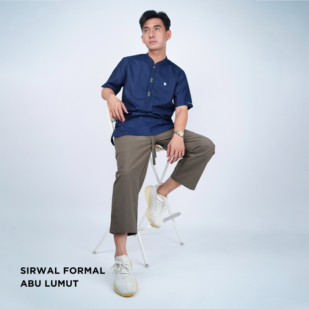 Ankle Pants Formal - Abu Lumut - Zaki sq