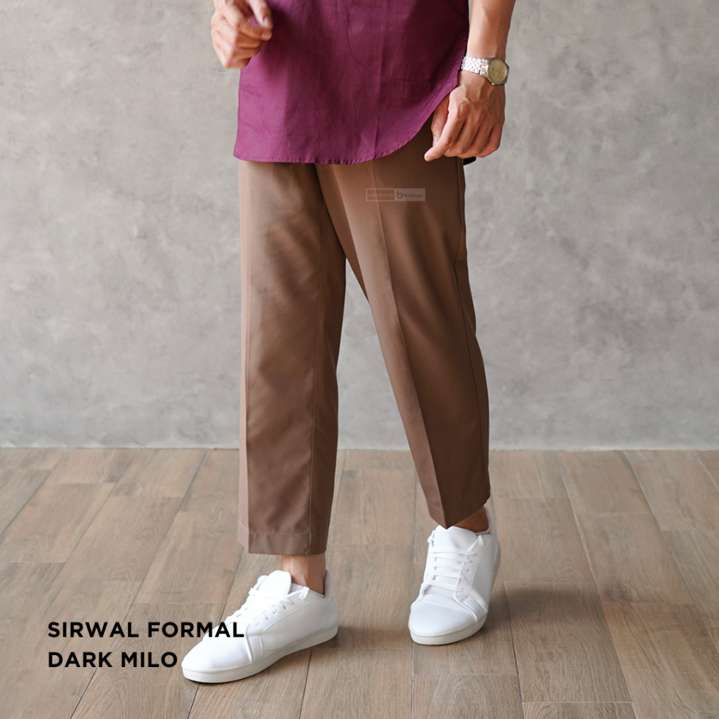 Ankle Pants Formal - Dark Milo 2M - Zaki sq